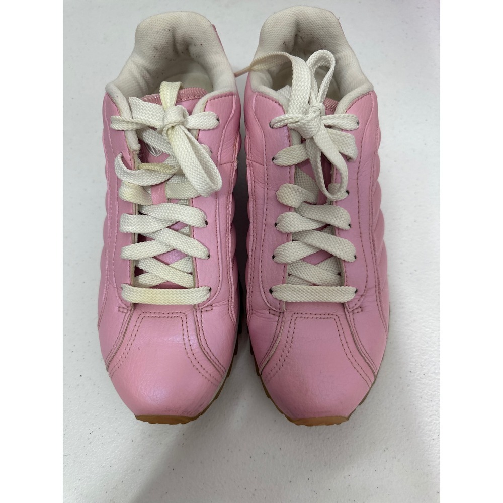 K-Swiss Classic VN Sneakers - Pink Iridescent Leather Low Top Shoes - Size (See)